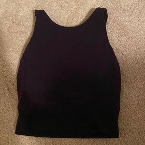 Black lululemon full neck align tank